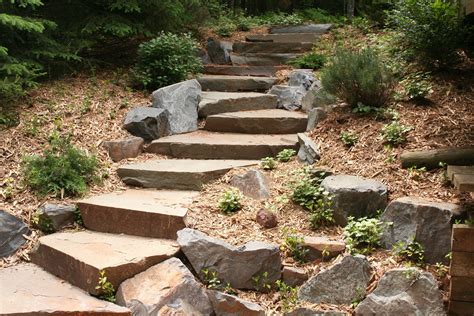 Bluestone Steps | Bluestone steps, Landscape projects, Rock garden