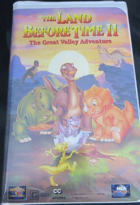 The Land Before Time Vhs Universal Pictures 1989 Mca Eur 440 Picclick ...