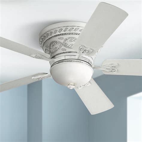 52" Casa Vieja Ancestry White Hugger Ceiling Fan - #R9715 | Lamps Plus | Ceiling fan, Hugger ...