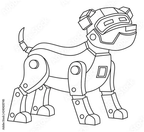 Zoomer Robot Dog Page Coloring Pages