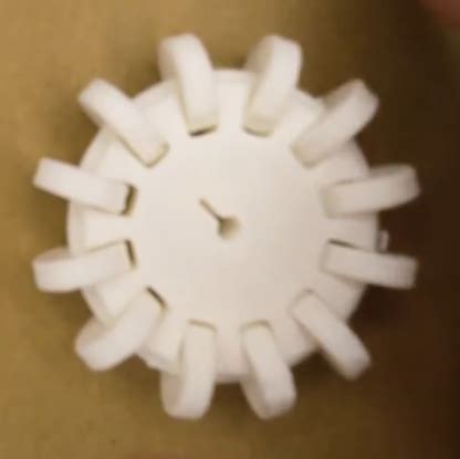 Omni wheel Print-In-Place! omniwheel by Robert Tigo Robotics | Download free STL model ...