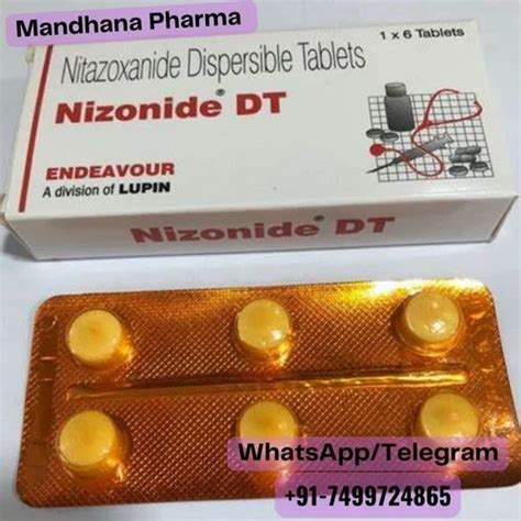 Nitazoxanide Tablets IP, 500 mg at Rs 119/box in Nagpur | ID: 2851602846173