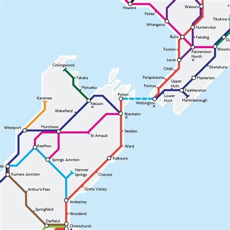 NZ Metro Map Thumbanil | The Map Kiwi