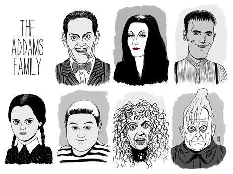 The Addams Family on Behance