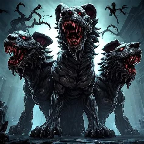 Title: "Cerberus: Guardian of the Underworld - Greek... | OpenArt