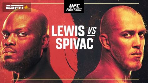 UFC Vegas 68: Lewis vs Spivak Weigh-in Results - MMAWeekly.com | UFC ...