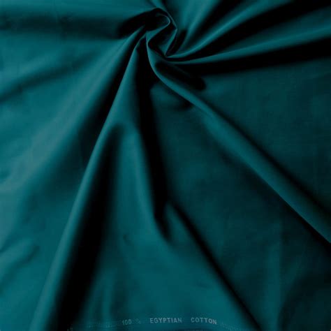 Wholesale Alexandria Egyptian Cotton Fabric Teal 100 yard rolls - Fabric Direct