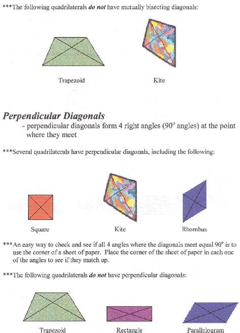 Quadrilaterals and Diagonal Lines | CBS Grade 6