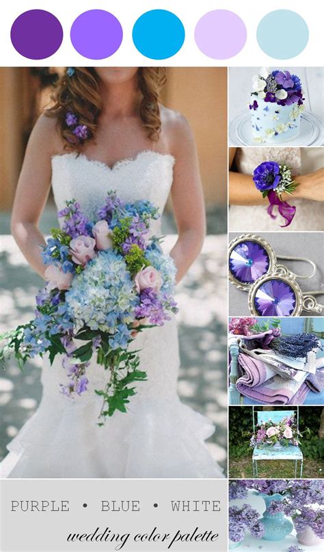 Just some examples of different shades of purple and blue for your ...