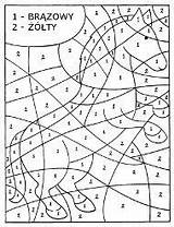Kolorowanie Obrazków Według Numerów Rozrywka Dla Dzieci sketch template