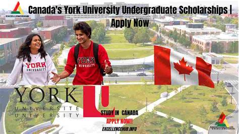 Canada's York University Undergraduate Scholarships | Apply Now ...