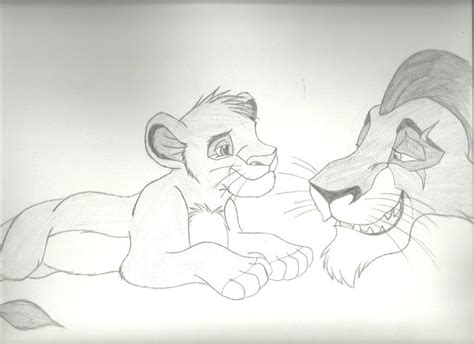 Simba and Scar by Pridelander1998 on DeviantArt