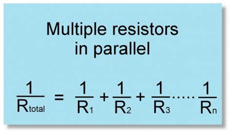 Resistors in Parallel Formula - JamariabbBuck