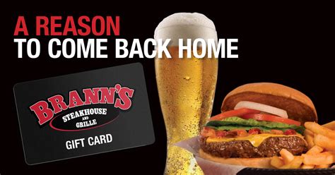 Brann’s Gift Cards - Brann's Steakhouse & Grille