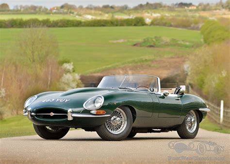 Auto Jaguar E-Type Series I Roadster 'Flat Floor' 1961 te koop ...