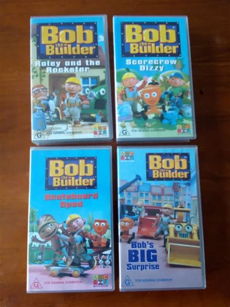 4 X BOB THE BUILDER VHS Tapes. Very Good Condition. $9.00 - PicClick AU