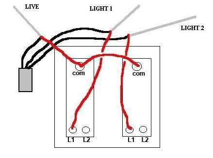 How To Connect A Double Switch