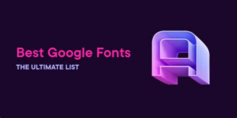 Best google fonts for logos - mapret