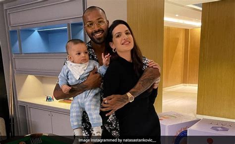 Here's How Natasa Stankovic And Hardik Pandya Celebrated Son Agastya's ...