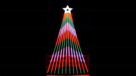 I Am Santa Claus 12 CCR smart pixel strip Tree Sequence Christmas Light Show - YouTube