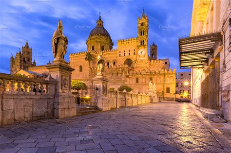 Palermo cathedral, Sicily, Italy | High-Quality Architecture Stock ...