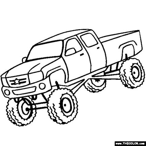 40 Free Printable Truck Coloring Pages Download