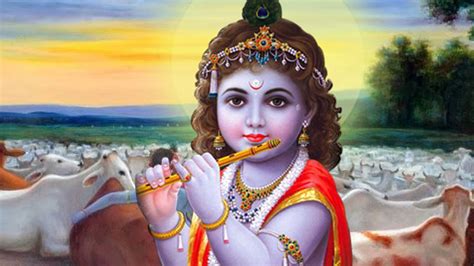 Little Krishna With Flute HD Krishna Wallpapers | HD Wallpapers | ID #60257