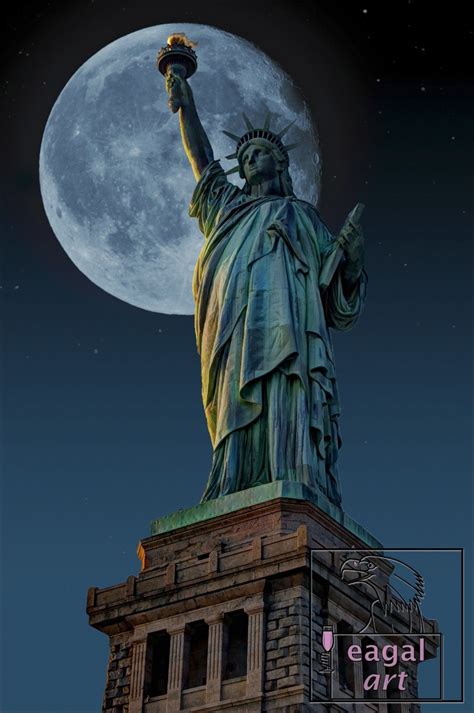 Check out Liberty Moon by Steve Purnell/Andrew Cooper at eagalart.com | Liberty, Lady liberty ...