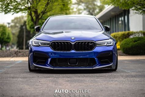 BMW M Performance F90 M5 LCI Carbon Fiber Front Lower Lip Splitter Set ...