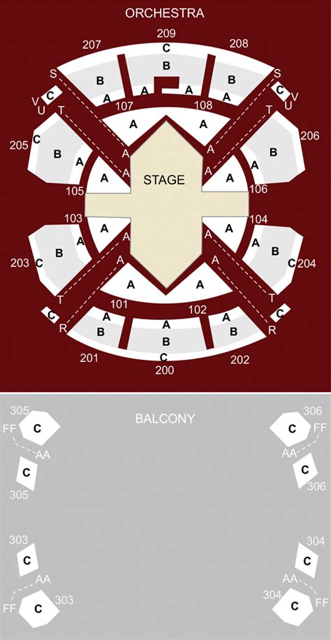 Seating Chart Love Theater Mirage Las Vegas | Brokeasshome.com