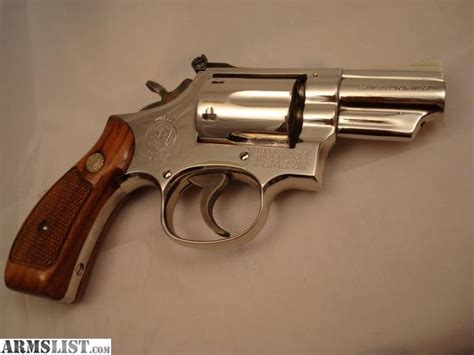 ARMSLIST - For Sale: Smith & Wesson 19 Snub Nose Revolver 357 Magnum Nickel