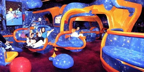 1990s photo of inside the Space Sofa ride at Universal | Stable Diffusion | OpenArt