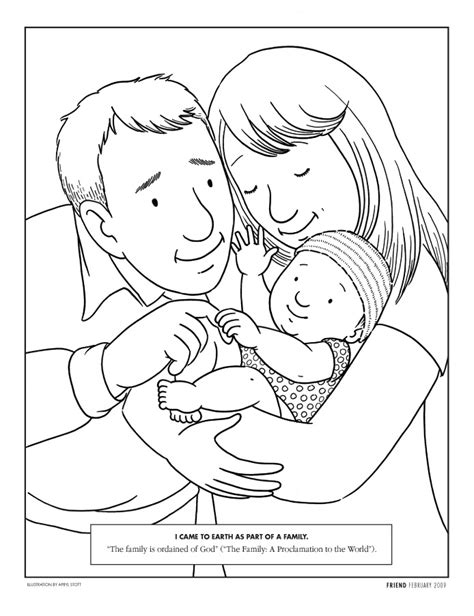 Honor Your Parents Coloring Page Coloring Pages