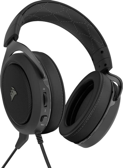 CORSAIR HS60 PRO SURROUND Wired Stereo Gaming Headset Carbon CA-9011213-NA - Best Buy