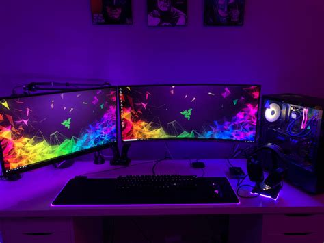 My gaming setup RGB all the way 🔥 : r/battlestations