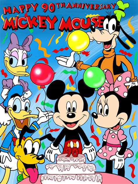 Happy 90th Anniversary Mickey Mouse! by Kareena08 on DeviantArt