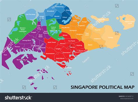 596 Singapore District Map Images, Stock Photos & Vectors | Shutterstock