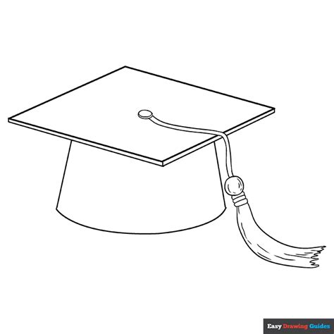 Graduation Cap Coloring Page Template Trend Sketch Coloring Page | Porn Sex Picture