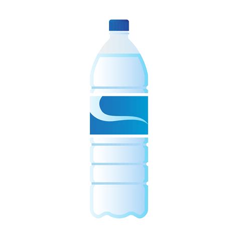 mineral water bottle isolated on white background 511445 Vector Art at ...