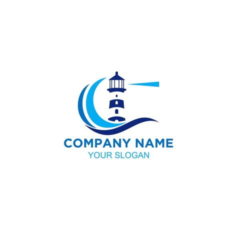 Coastal Lighthouse Logo Design Vector Template Download on Pngtree