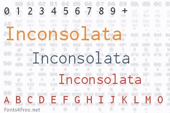 Inconsolata Font Download - Fonts4Free