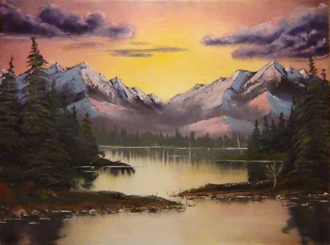 Mountain Sunrise Painting at PaintingValley.com | Explore collection of Mountain Sunrise Painting