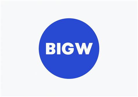 New logo for BIG W – Emre Aral – Information Designer