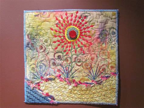 Rhubarb & Roses: Mini-Art Quilts