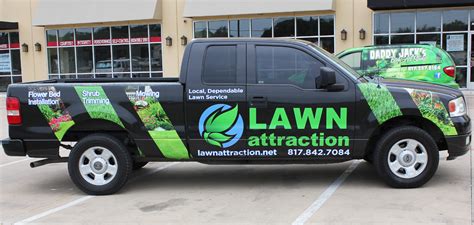 Lawn Service Truck Wrap Keller - Zilla Wraps