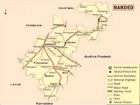 Major Localities and Areas in Nanded, Nanded Localities