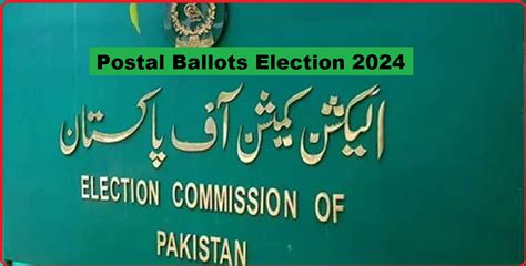 Postal Ballots Received in Election 2024