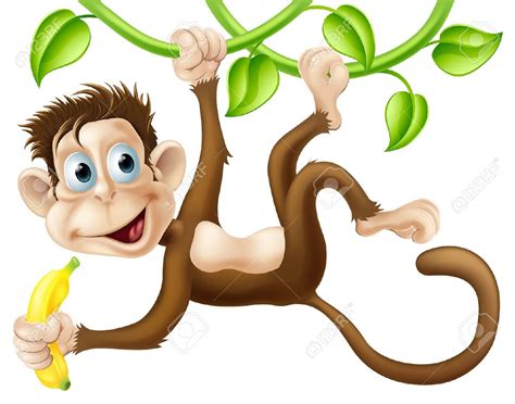 Monkey In A Tree Clipart | Free download on ClipArtMag