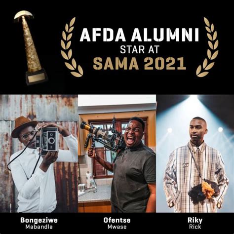 AFDA ALUMNI STAR AT SOUTH AFRICAN MUSIC AWARDS 2021 | AFDA: The No. 1 School for the Creative ...