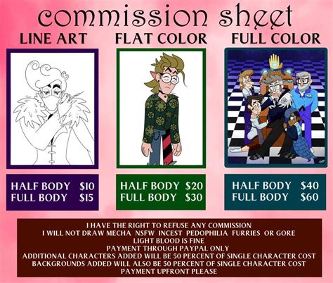 Art Commission Template